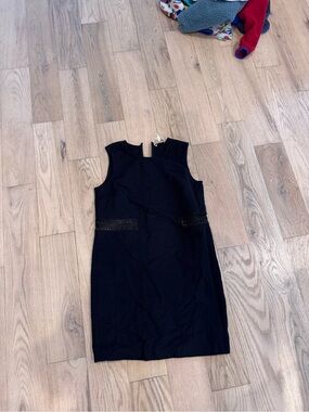 Maje Girls Black Textured A-Line Skirt - Maje